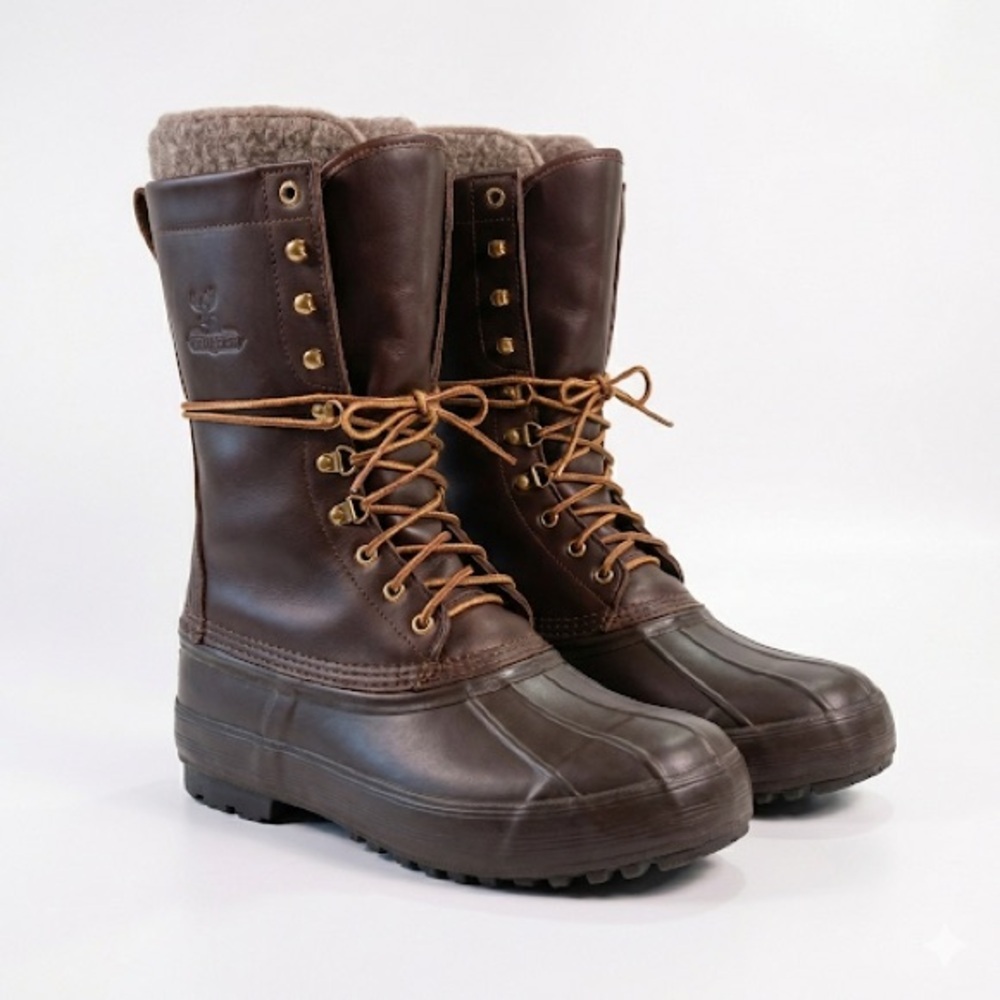 Lacrosse Menâs Buckmaster Insulated Pac Boots Brown Usa Made